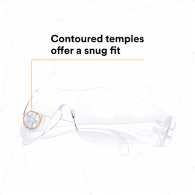 3M™ Virtua™ Protective Eyewear 11329-00000-20 Clear Anti-Fog Lens, Clear Temple 20 EA/Case