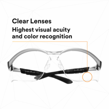 3M™ BX™ Reader Protective Eyewear 11376-00000-20, Clear Lens, Silver Frame, +2.5 Diopter, 20 ea/Case