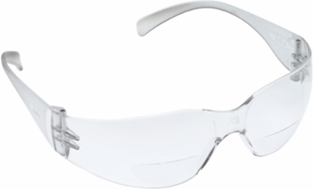 3M™ Virtua™ Reader Protective Eyewear 11514-00000-20 Clear Anti-Fog Lens, Clear Temple, +2.0 Diopter 20 EA/Case