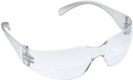 3M Virtua Reader Protective Eyewear 11515-00000-20, Clear Anti-Fog Lens, Clear Temple, +2.5 Diopter, 20 EA/Case