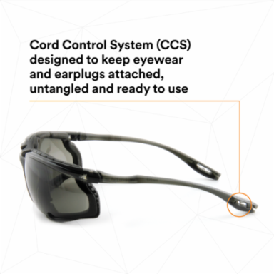3M™ Virtua™ CCS Protective Eyewear 11873-00000-20, with Foam Gasket, GRAY Anti-Fog Lens, 20 EA/Case