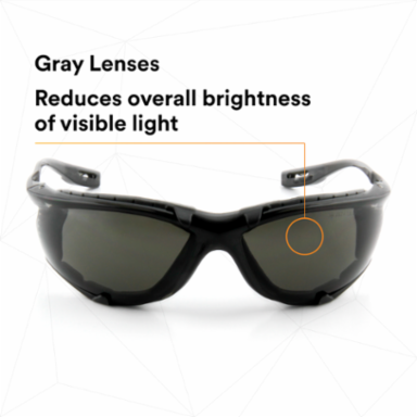 3M™ Virtua™ CCS Protective Eyewear 11873-00000-20, with Foam Gasket, GRAY Anti-Fog Lens, 20 EA/Case