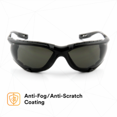 3M™ Virtua™ CCS Protective Eyewear 11873-00000-20, with Foam Gasket, GRAY Anti-Fog Lens, 20 EA/Case
