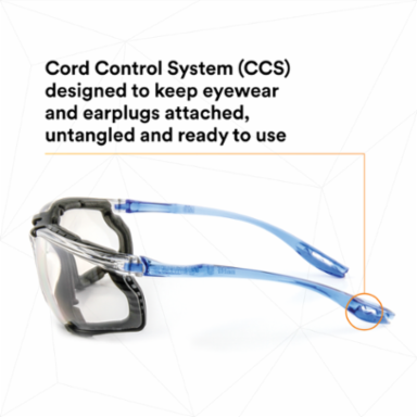 3M™ Virtua™ CCS Protective Eyewear 11874-00000-20, with Foam Gasket, I/O Mir Anti-Fog Lens, 20 EA/Case