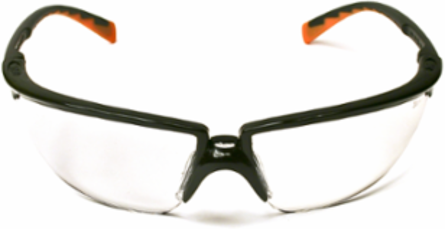 3M™ Privo™ Protective Eyewear 12261-00000-20 Clear Anti-Fog Lens, Black Frame 20 EA/Case