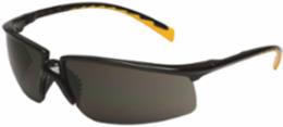3M™ Privo™ Protective Eyewear 12262-00000-20 Black Frame, Orange Accent Temple Tips, Gray Anti-Fog Lens, 20 EA/Case