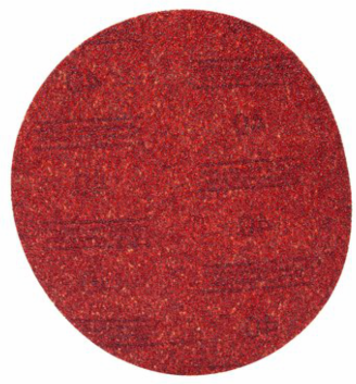 3M Red Abrasive Hookit Disc, 01678, 8 in, 40 grade, 25 discs per carton, 5 cartons per case