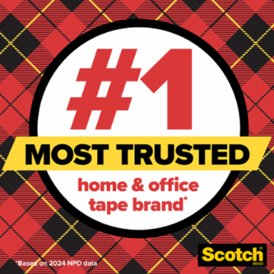 Scotch® Super-Hold Tape, 198-ESF, 3/4 in x 650 in (19 mm x 16.5 m)