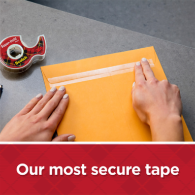 Scotch® Super-Hold Tape 198DM-2-ESF, 3/4 in x 600 in (19 mm x 15.2 m, 2 pack)