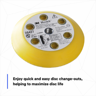 3M™ Clean Sanding Disc Pad Kit 20427, 3 in, 5 Kits/Case