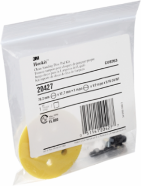 3M™ Clean Sanding Disc Pad Kit 20427, 3 in, 5 Kits/Case