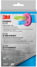 3M™ Performance P100 Particulate + Odor Filters, 2097P1-DC, 1 pair/pack, 6 packs/case