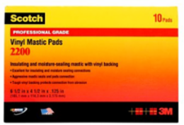 otch Vinyl Mastic Pad 6-1/2 Inch x 4-1/2 Inch, 125 Mil, UV Resistant
