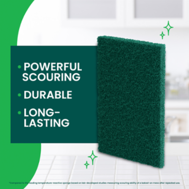 Scotch-Brite® Heavy Duty Scour Pad 224-T, 12/4