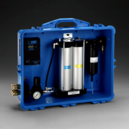 3M™ Portable Compressed Air Filter and Reg Panel 256-02-00, 50 cfm, 4outlets, w/Carbon Monoxide Filtration and Monitor 1 EA/Case