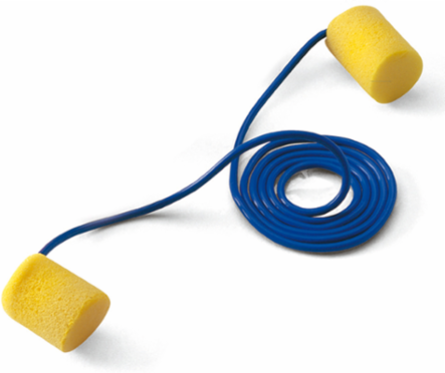 3M™ E-A-R™ Classic™ Earplugs 311-1101, Corded, Poly Bag, 2000 Pair/Case