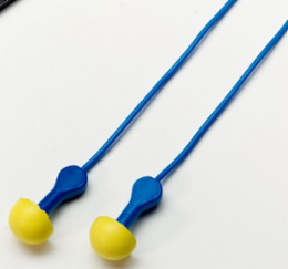 3M E-A-R EXPRESS Pod Plugs Earplugs 311-1114, Corded, Blue Grips, Pillow Pack, 400 Pair/Case
