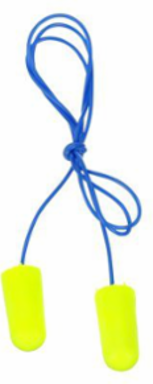 E-A-Rsoft Yellow Neons Earplugs, Corded, Regular Size, NRR 33 dB, 2000 Pair