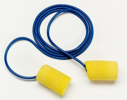 3M E-A-R Classic Earplugs 311-4101, Metal Detectable, Poly Bag, 2000 Pair/Case
