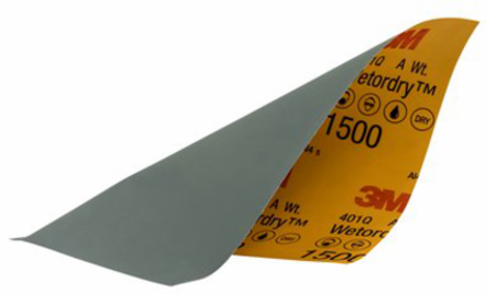 3M Wetordry Sandpaper, 32023, 1500 Grit, 9 inch x 11 inch