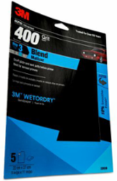 3M Wetordry Sandpaper, 32038, 400 Grit, 9 inch x 11 inch