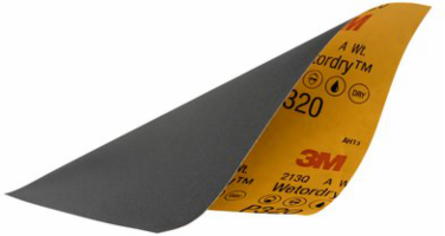 3M Wetordry Sandpaper, 32040, 320 Grit, 9 inch x 11 inch