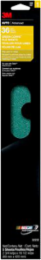 3M Green Corps File Sheets, 32232, 36 grit, 2 3/4 in x 16 1/2 in, 5 sheets per pack, 10 packs per case