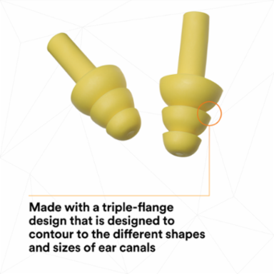 3M™ E-A-R™ UltraFit™ Earplugs 340-4003, Uncorded, Poly Bag, 400 Pair/Case