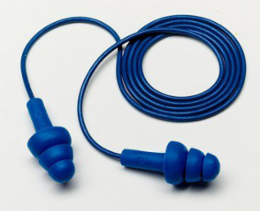 UltraFit Metal Detectable Earplugs, Corded, Noise Reduction 25 dB, 2000 Pair/Case