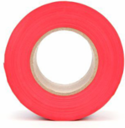 Scotch Barricade Tape, 3 Inch x 1000 Ft, Red, 2 mil Thick, 8 Rolls/Case