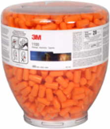 3M™ One Touch™ 1100 Earplugs Refill 391-1100, 2,000 Pair/Case