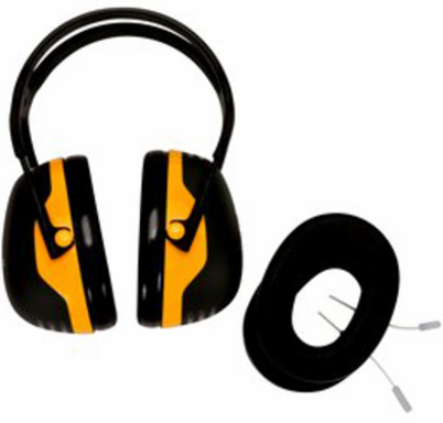 3M PELTOR Earmuffs X1/X2 Probed Test Cushions 393-3001-2, 2 EA/Case