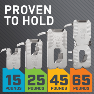 3M CLAW™ Drywall Picture Hanger 15 lb with Temporary Spot Marker 3PH15M-1EF, 1 hanger, 1 marker