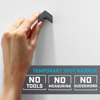 3M CLAW™ Drywall Picture Hanger 15 lb with Temporary Spot Marker 3PH15M-1EF, 1 hanger, 1 marker