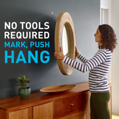 3M CLAW™ Drywall Picture Hanger 15 lb with Temporary Spot Marker 3PH15M-1EF, 1 hanger, 1 marker