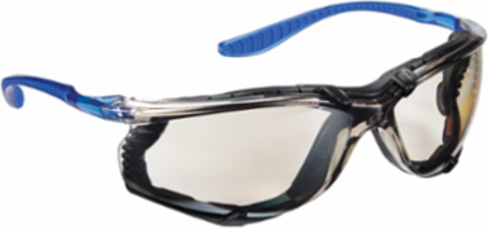 3M™ Foam Gasket Eyewear 47200H1-DC, Blue, Mirror Lens, Anti-Fog, 4/case