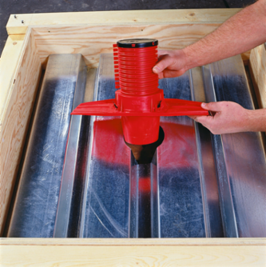 Fire Barrier Cast-In Device 4 Inch for Metal Pipes, 3 Hour Fire Rating