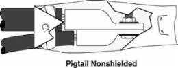 Motor Lead Pigtail Splice Kit, 5-8 kV, Non-Shielded, 2 AWG-250 kcmil