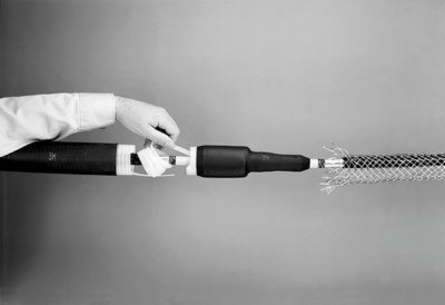 Cold Shrink Rubber Splice Kit, 5/8 kV, for 500-1000 kcmil, 23 Inch, Black, EPDM-Rubber