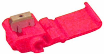 Scotchlok IDC Pigtail Connector, 22-16 AWG, Moisture Resistant, Red, 600V Rated, 500 Per Carton