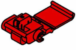 3M Scotchlok Electrical IDC 558-BOX, Run and Tap, Flame Retardant, Red, 22-16 AWG, 100 per carton, 1000 per case