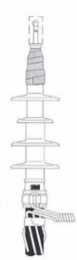 Cold Shrink QT-II Outdoor Termination Kit, 5-15 kV, 0.64-1.12 Inch O.D., 4 Skirts