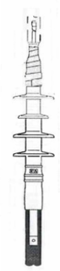 Cold Shrink QT-II Termination Kit, 5-15 kV, 0.33-0.69 Inch Cable Insulation O.D., 3 Terminations
