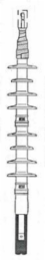 Cold Shrink Termination Kit, 15-35 kV, 0.84-1.33 Inch Cable O.D., 3 pcs
