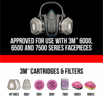 3M™ Performance P95 Particulate Filters 5P71P6-DC, 6 eaches/pack, 6 packs/case