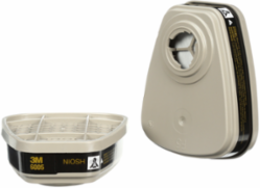 3M™ Formaldehyde/Organic Vapor Cartridge 6005, 60 EA/Case