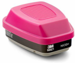 3M Organic Vapor Cartridge/Filter 60921, P100 60 EA/Case