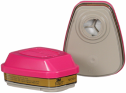 3M™ Mercury Vapor/Organic Vapor/Acid Gas Cartridge/Filter 60927, P100, 60 EA/Case