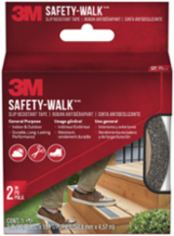 3M™ Safety-Walk™ Slip Resistant Tape, 610B-R2X180, Black, 2 in x 15 ft