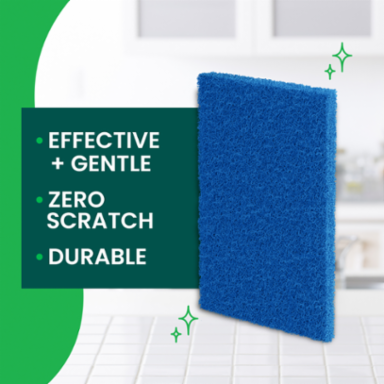 Scotch-Brite® Zero Scratch Scour Pad 624-12, 4 each/pack, 12 pack/case